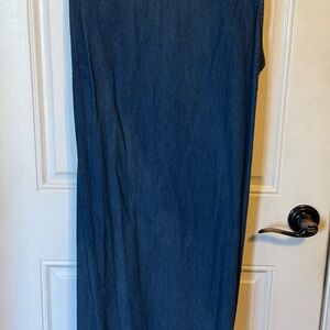 Elegant Blue Maxi Dress